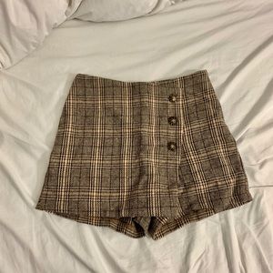 Nectar Brown Plaid Shorts - NWT!